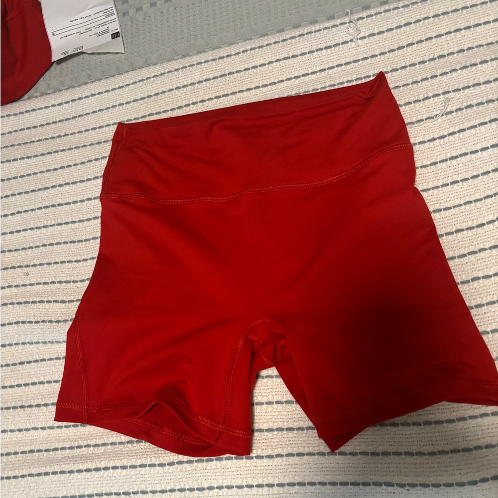 Fleo Women's Salsa Red Bike Shorts